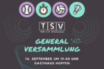 Thumbnail for the post titled: Gene­ral­ver­samm­lung am 14. Sep­tem­ber 2024